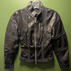 Women's Black Leather Jacket